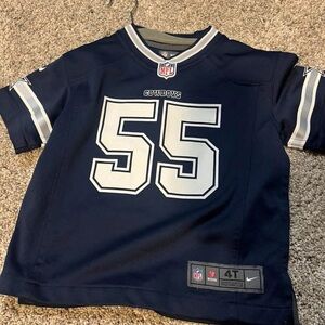 Nike Kids Navy and White Cowboys Jersey